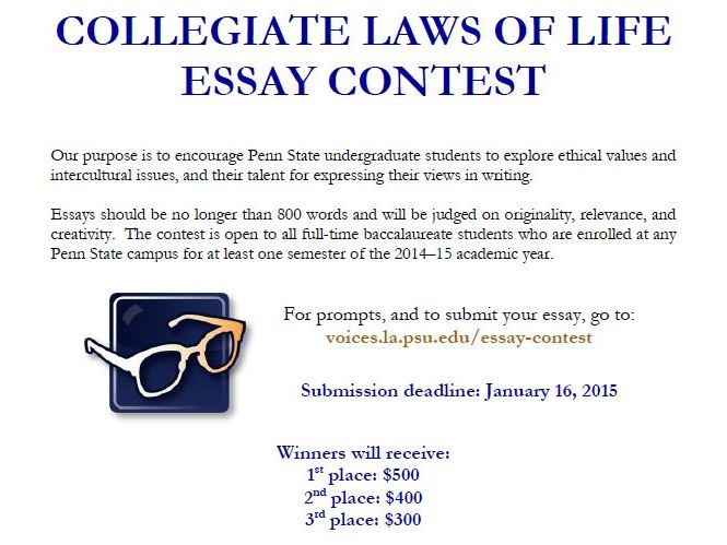 laws of life essay ideas