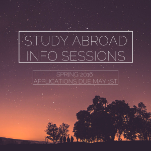 study AbroadInfo Sessions