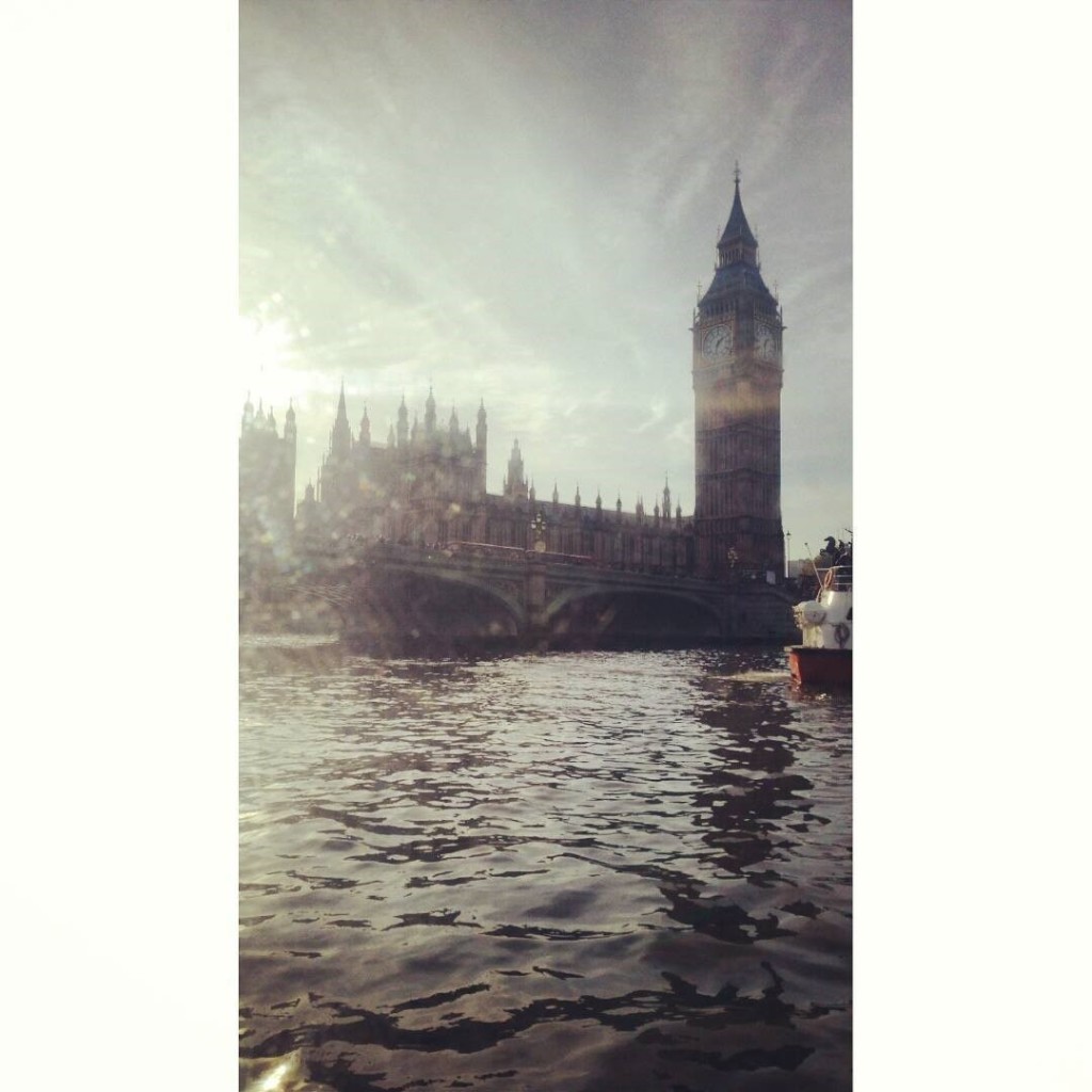 2014 Fall Semester: Trip to London. River ride from the Tate Modern museum to the Tate Britain museum
